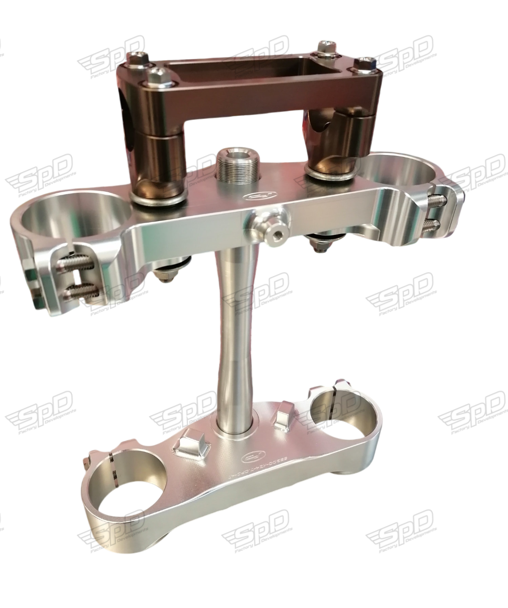 47mm Twin-chamber, Triple Clamp set. 1990-92 CR125. 1990-91 CR250