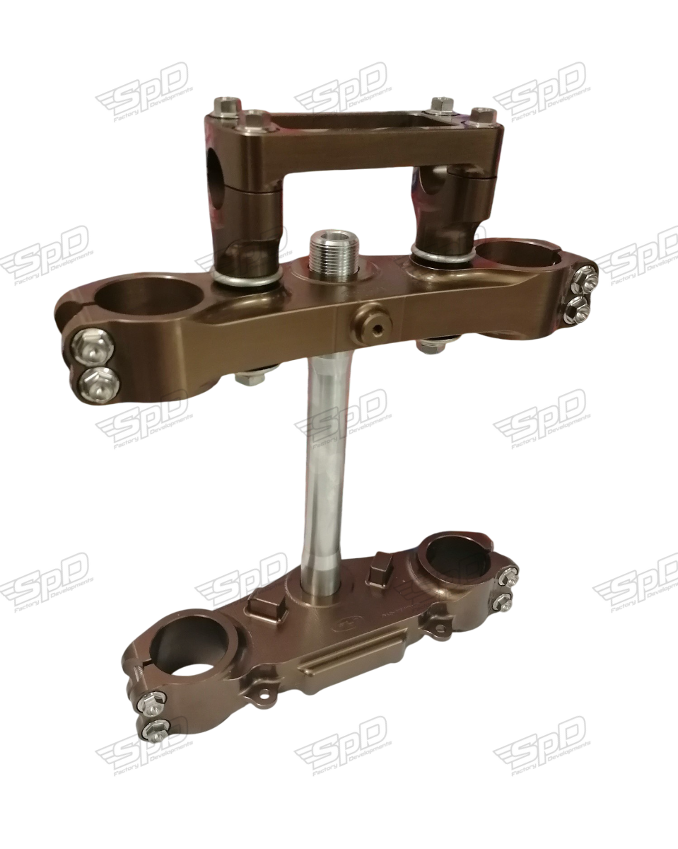 43mm Triple Clamp set. Twinshock – SpD Factory Developments