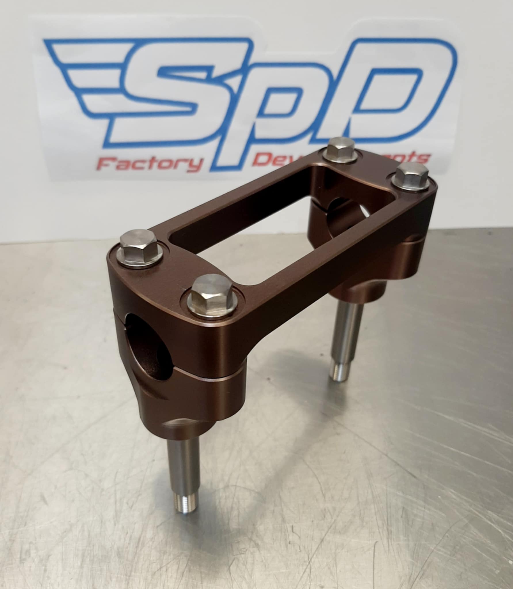 Handlebar Clamp Assembly. 106mm - 1-1/8