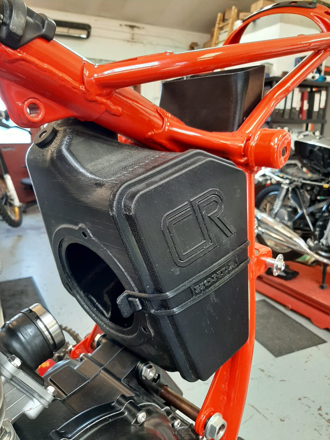 3D printed Air Box, CR250 R/RZ/RA. 1978-'80 – SpD Factory Developments